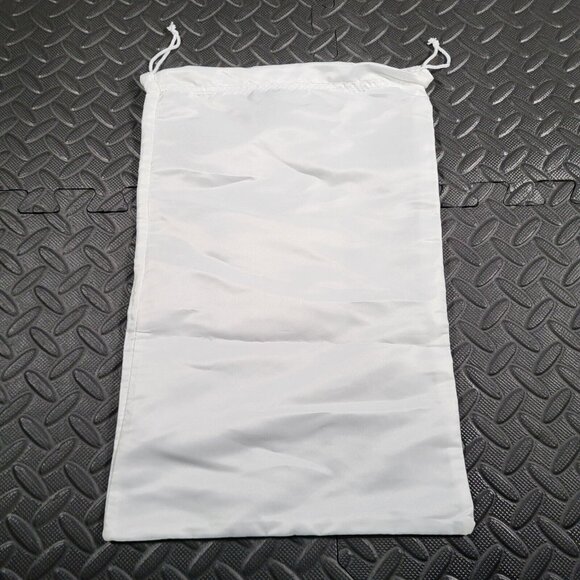 Adidas Y-3 White Satin Rectangle Shoes Dust Cover Bag 15" X 10" inch—1 Pair - Picture 3 of 4